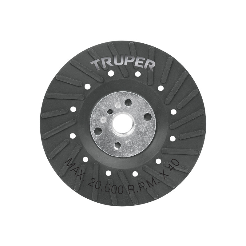 RES-DILI-4-1-2P Respaldo disco de lija 4-1/2', rosca standard TRUPER | DIHERESA