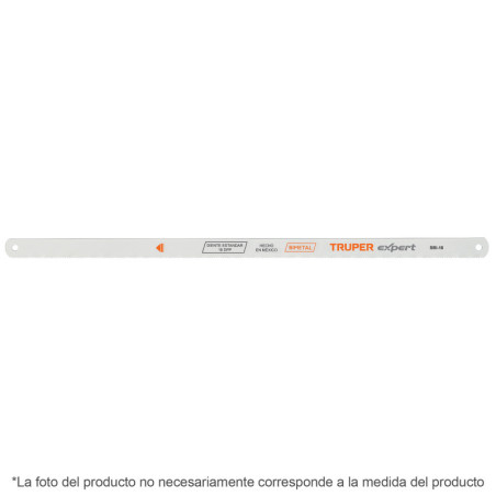 SBI-18-2 Seguetas bimetálicas para arco, 18 DPP, blister con 2 piezas TRUPER | DIHERESA