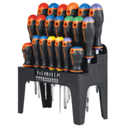 SET-30X Set de desarmadores, 30 piezas, en organizador plástico TRUPER | DIHERESA
