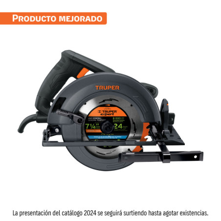 SICI-7-1-4N4 Sierra circular 7-1/4', industrial, 1800 W TRUPER | DIHERESA