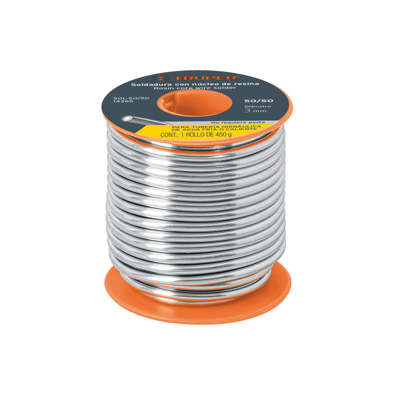 SOL-50/50M Soldadura 50/50 para tubería hidráulica, 70 g, SOLDAKLIN