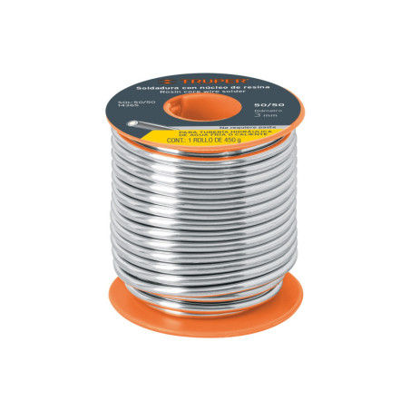 SOL-50/50M Soldadura 50/50 para tubería hidráulica, 70 g, SOLDAKLIN