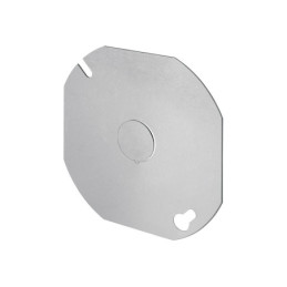 TACH-4x4O Tapa de acero para caja octagonal 4x4' TRUPER | DIHERESA