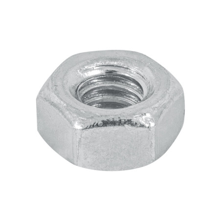 TUE-1-4 Tuerca de acero galvanizado hexagonal de 1/4', 250 pzas TRUPER | DIHERESA