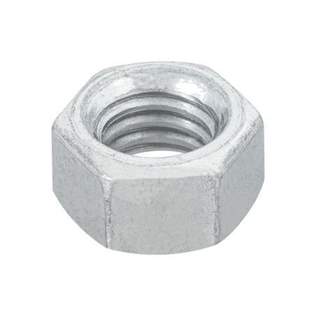 TUE-3-8 Tuerca de acero galvanizado hexagonal de 3/8', 100 pzas TRUPER | DIHERESA