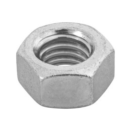 TUE-7-16 Tuerca de acero galvanizado hexagonal de 7/16', 60 pzas TRUPER | DIHERESA