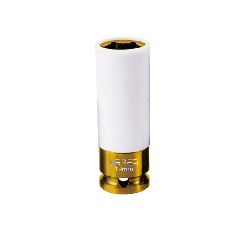 7319MP URREA Dado de impacto 1/2" con protección Nylamid 19 mm Urrea | DIHERESA 7319MP URREA Dado de impacto 1/2" con protección Nylamid 19 mm Urrea | DIHERESA