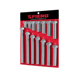 EXF-TORM-1-2 Exhibidor Fiero con tornillos tipo máquina, 1/2' TRUPER | DIHERESA