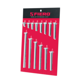 EXF-TORM-5-16 Exhibidor Fiero con tornillos tipo máquina, 5/16' TRUPER | DIHERESA