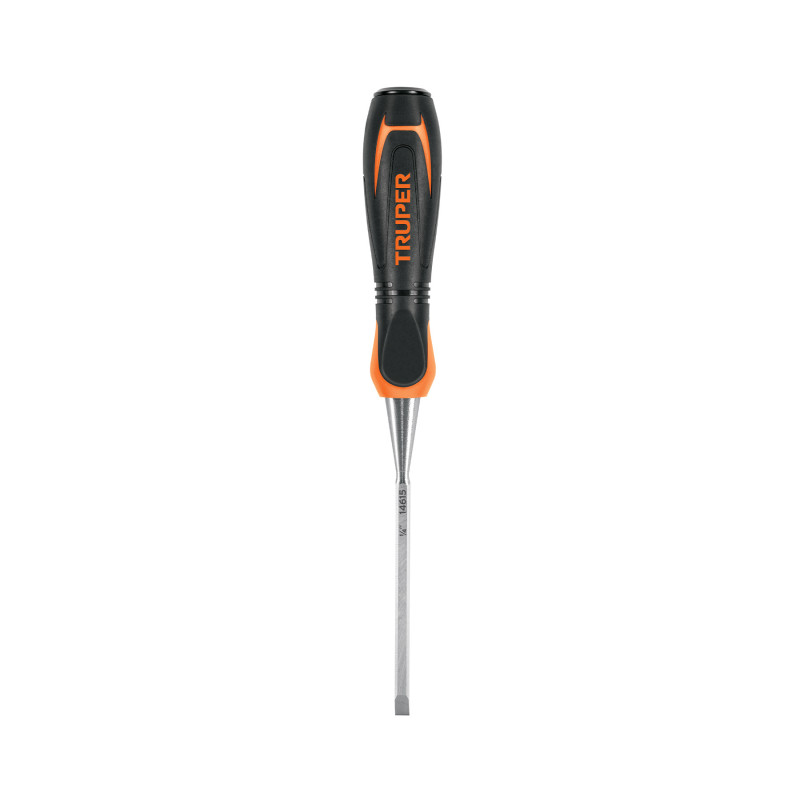 FT-1-4 Formón, mango comfort grip, 1/4' TRUPER | DIHERESA