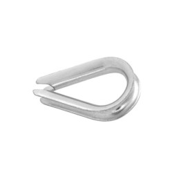 GC-1-4 Guardacabo galvanizado 1/4' TRUPER | DIHERESA