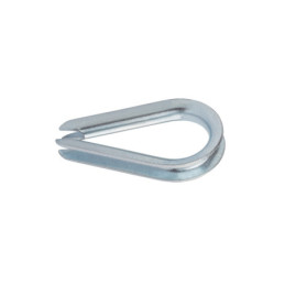 GC-1-8 Guardacabo galvanizado 1/8' TRUPER | DIHERESA