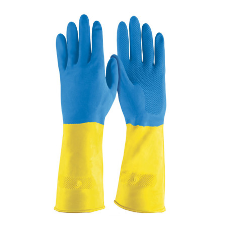 GU-333 Guantes de látex reforzados para limpieza, grandes TRUPER | DIHERESA