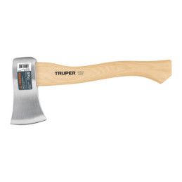 HC-1-1-4E Hacha cazadora, 1-1/4 lb, mango hickory 14', cabeza pulida TRUPER | DIHERESA