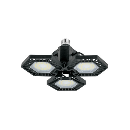ABA-700L Luminario de LED 65 W, aluminio con 3 paneles abatibles