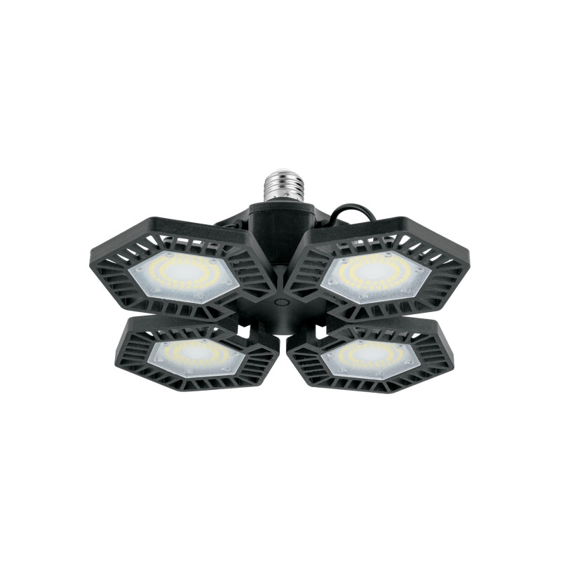 ABA-701L Luminario de LED 100 W, aluminio con 4 paneles abatibles