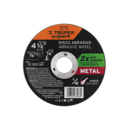 ABT-335 Disco para corte de metal 4-1/2' tipo 41, Truper Expert