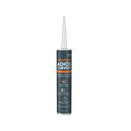 ADM-420 Adhesivo de montaje Adiós clavos, 420 g, Truper
