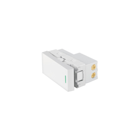 APSE-LB Interruptor sencillo blanco de 1 módulo, línea Lisboa