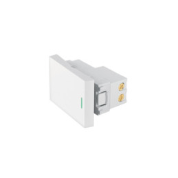 APSE15-ELB Interruptor de 3 vías blanco de 1.5 módulos, línea Lisboa