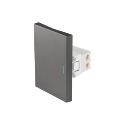 APSE3-ELA Interruptor 3 vías acero inox de 3 módulos, línea Lisboa