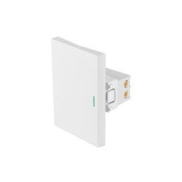 APSE3-LB Interruptor sencillo blanco de 3 módulos, línea Lisboa