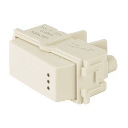 APSEP-EI Interruptor de 3 vías con luz piloto, línea Italiana, marfil