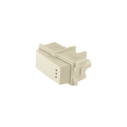 APSEP-I Interruptor sencillo con luz piloto, línea Italiana, marfil