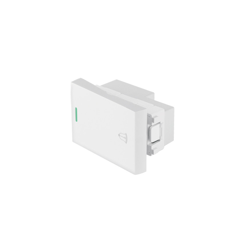 APTI15-LB Interruptor para timbre blanco de 1.5 módulos, línea Lisboa