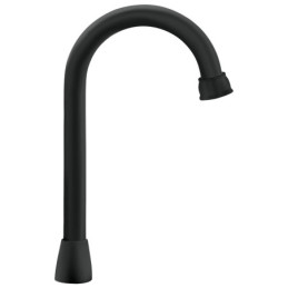 AQCR-60M Cuello para mezcladora de lavabo,tipo bar,negro mate, Aqua