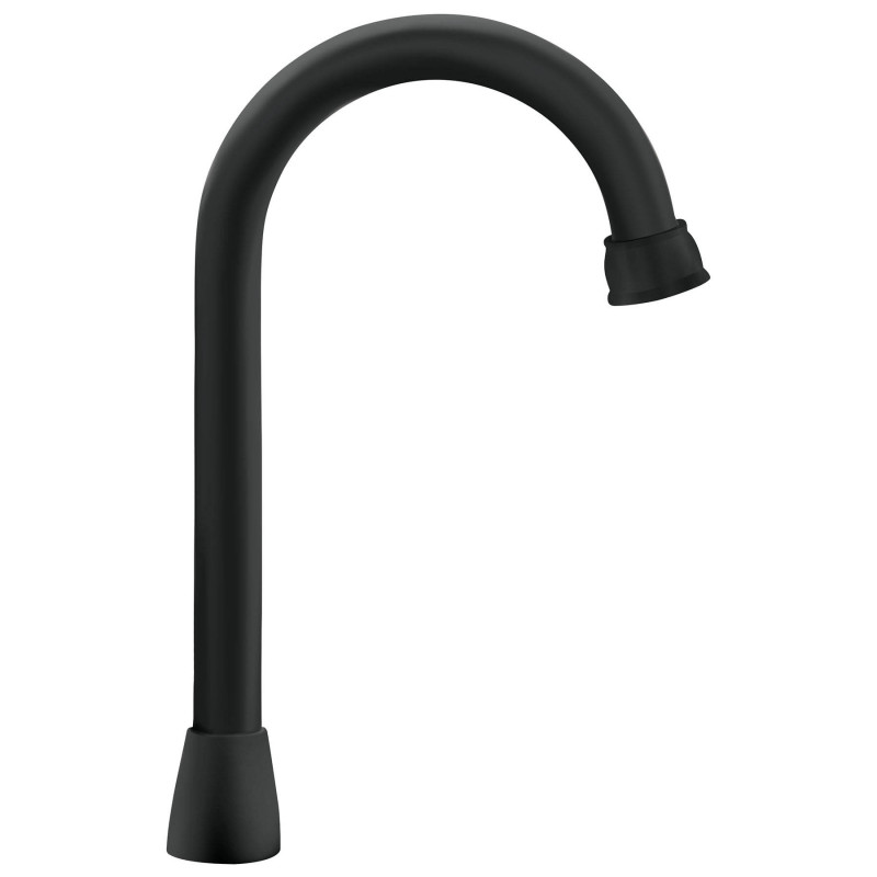 AQCR-60M Cuello para mezcladora de lavabo,tipo bar,negro mate, Aqua