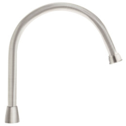 AQCR-80N Cuello para mezcladora de fregadero, satín, Foset