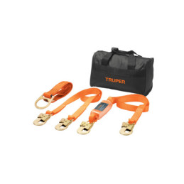 ARN-KIT-3 Kit contra caídas con arnés de tres anillos, Truper