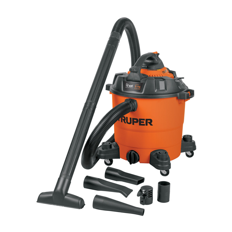 ASP-12S Aspiradora/sopladora de sólidos y líquidos 12 gal, plástica