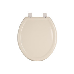 AWC-35H Asiento ligero con tapa para WC, hueso, Foset Basic