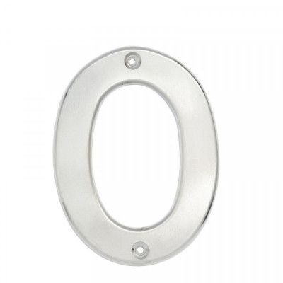 L600C LOCK Numero 0 bold 4" cromo satinado Lock | DIHERESA