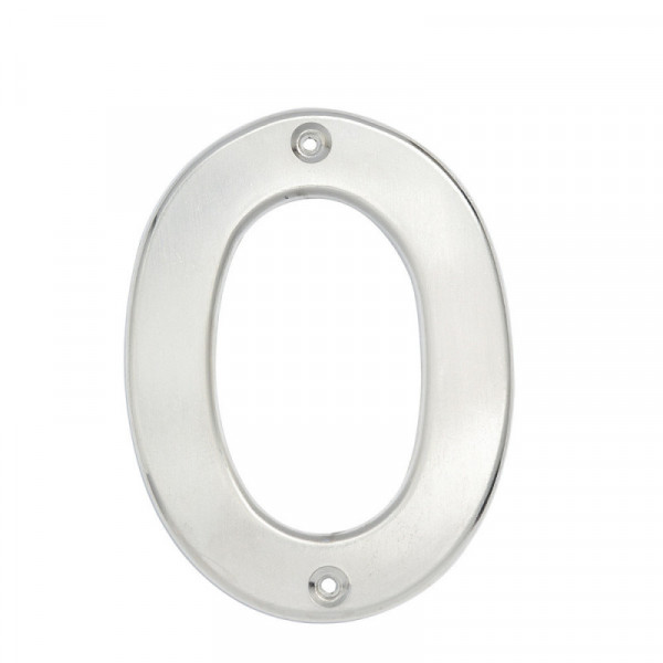 L600C LOCK Numero 0 bold 4" cromo satinado Lock | DIHERESA