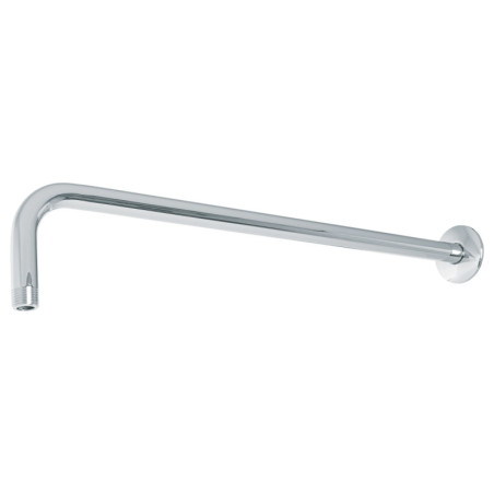 BCH-650 Brazo recto 50 cm con chapetón para regadera, cromo, Foset