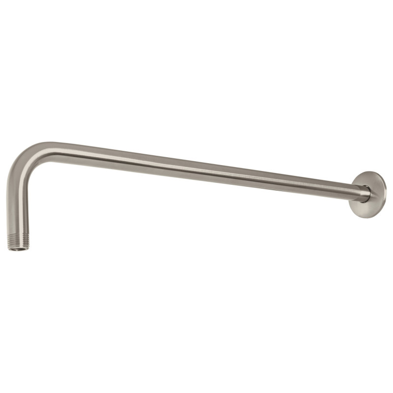 BCH-650N Brazo recto 50 cm con chapetón para regadera, satín, Foset