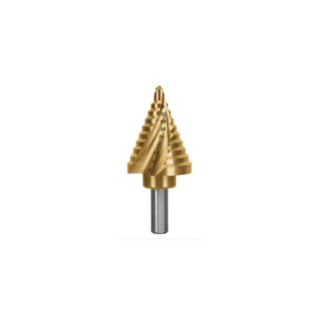 BES-10X Broca escalonada titanio 10 escalones 1/4' a 1-3/8', Expert