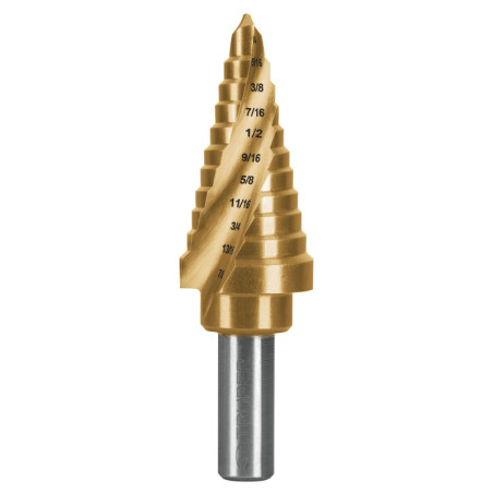 BES-11X Broca escalonada titanio 11 escalones 1/4' a 7/8', Expert