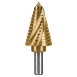 BES-12AX Broca escalonada titanio 12 escalones 7/16' a 1-1/8', Expert