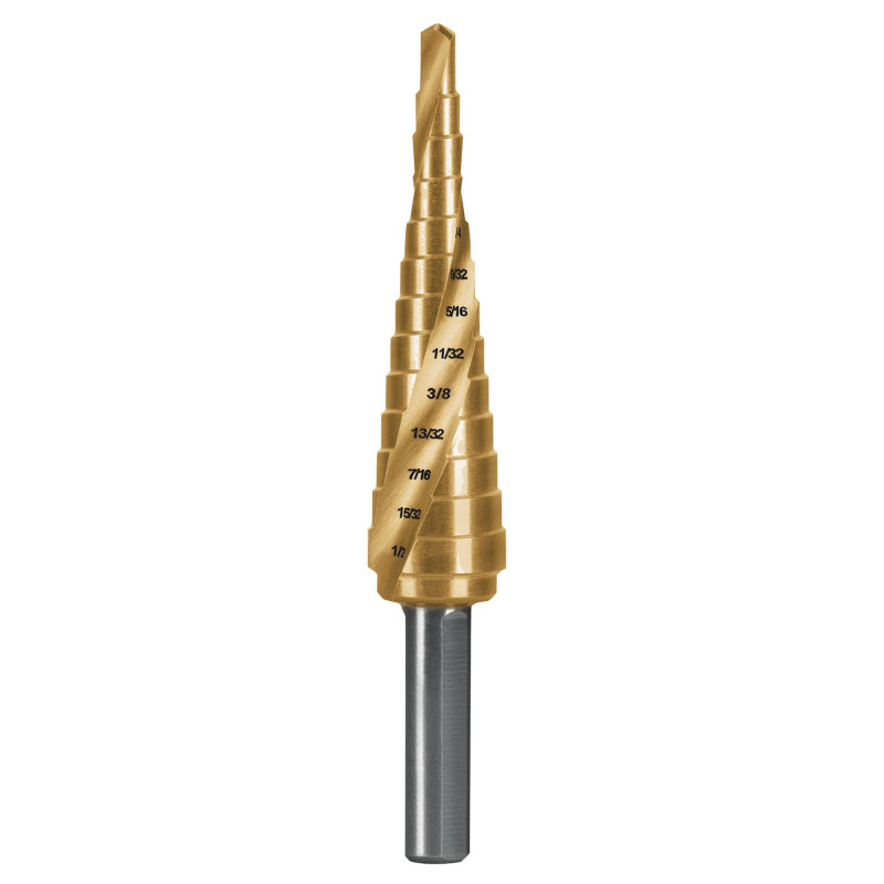 BES-13X Broca escalonada titanio 13 escalones 1/8' a 1/2', Expert