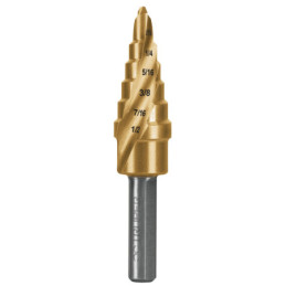 BES-6X Broca escalonada titanio 6 escalones 3/16' a 1/2', Expert