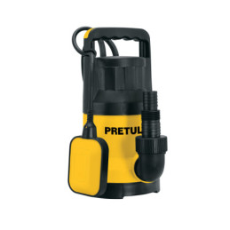 BOS-1LPP Bomba sumergible plástica 1 HP para agua limpia, Pretul