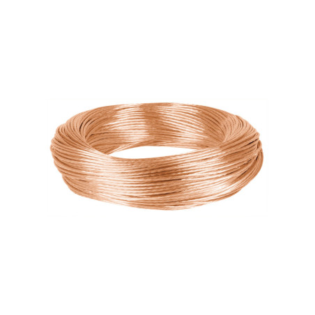 CADES-12-100 Metro de cable desnudo de cobre calibre 12 AWG, rollo 100 m