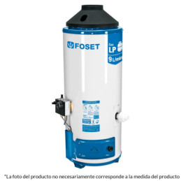 CALE-9PA-N Calentador de paso 9L 2 servicios gas nat. piezo eléct. Fose
