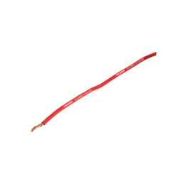 CAPRI-12R Carrete con 3.5 m de cable primario rojo calibre 12, Truper