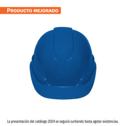 CAS-ZI Casco de seguridad ventilado, ajuste de matraca, azul