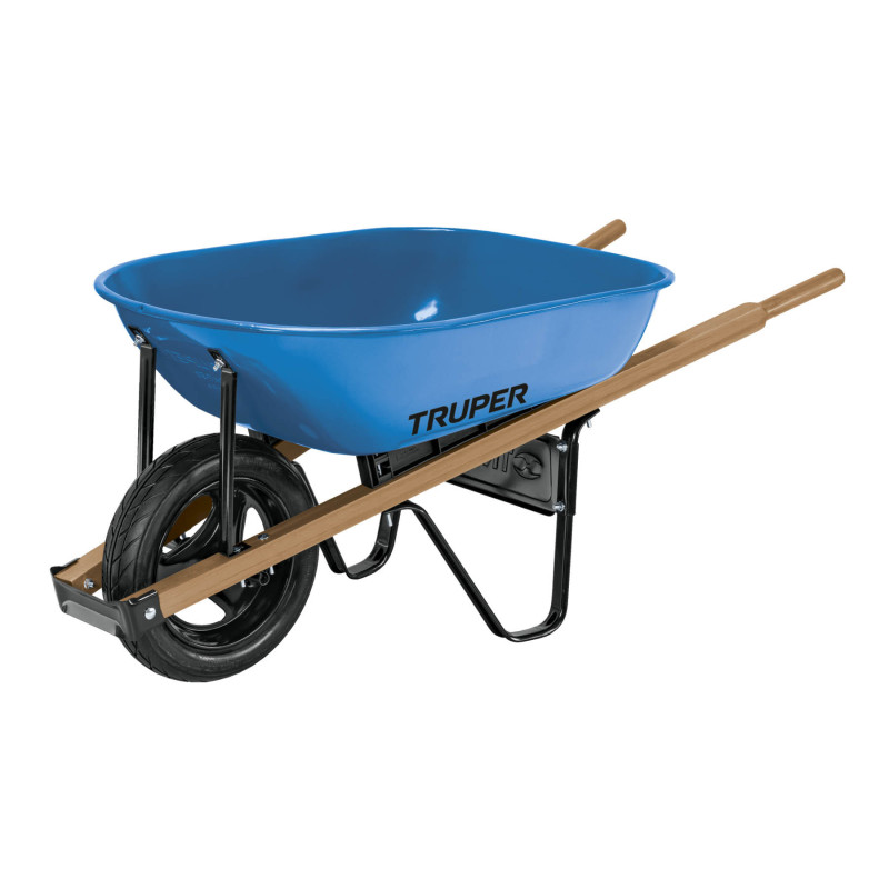 CAT-50WFF Carretilla 5.5 ft3 Imponchable, bastidores madera, Truper